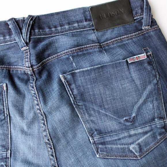 Hudson Men’s Jeans Button Fly Size 34x28 - Picture 7 of 8